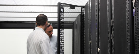 server rack row