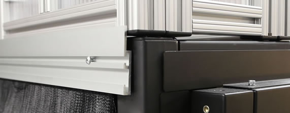 Prefabricated hot aisle containment
